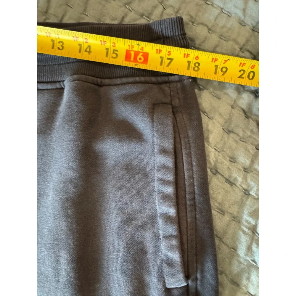 Tommy Hilfiger Sweat Shorts Men's Large Blue 100% Cotton Drawstring 8